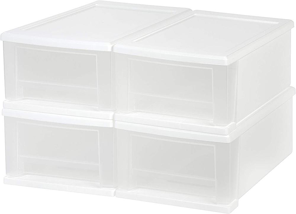 Extra Large Stacking Tote Drawer, Stackable Plastic Storage Drawers Extra Large