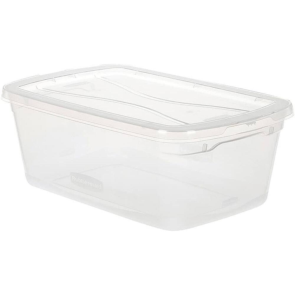 Alt View 12. RubberMaid - Latching Plastic Storage Tote Container & Lid (12 Pack).