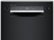 Alt View Zoom 17. Bosch - 300 Series 18" ADA Front Control Built-In Dishwasher with 3rd Rack, HomeConnect, 46 dBA - Black.