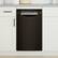Alt View 24. Bosch - 300 Series 18" Front Control Smart Built-In Dishwasher with 3rd Rack and 46 dBA - Black.