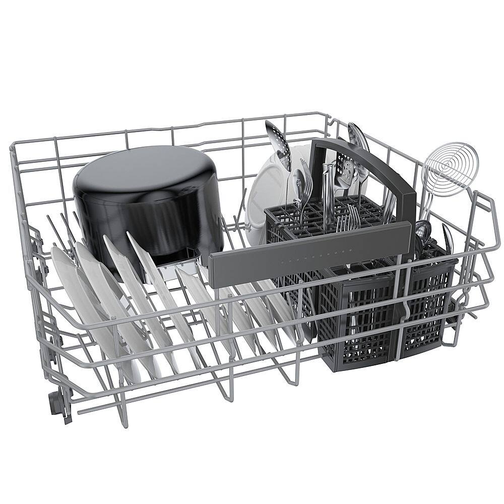 Alt View 13. Bosch - 800 Series 24" Top Control Smart Built-In Dishwasher with 3rd Rack and 42 dBA - Custom Panel Ready.