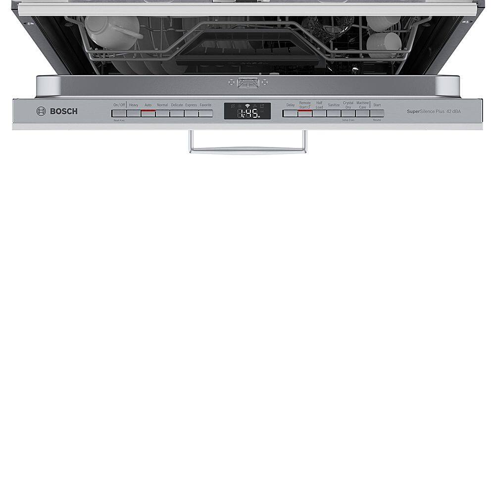 Alt View 20. Bosch - 800 Series 24" Top Control Smart Built-In Dishwasher with 3rd Rack and 42 dBA - Custom Panel Ready.