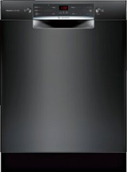 Bosch - 300 Series 24" ADA Front Control Smart Built-In Dishwasher with HomeConnect and 46 dBA - Front_Zoom