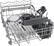 Alt View 22. Bosch - 800 Series 18" Top Control Smart Built-In Dishwasher with 3rd Rack and 44 dBA - Custom Panel Ready.