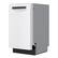 Left. Bosch - 800 Series 18" Top Control Smart Built-In Dishwasher with 3rd Rack and 44 dBA - Custom Panel Ready.