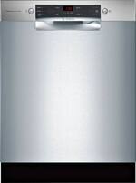 Bosch - 300 Series 24" ADA Front Control Built-In Dishwasher with 3rd Rack, HomeConnect, 46 dBA - Front_Standard