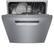 Alt View 19. Bosch - 300 Series 24" Front Control Smart Built-In Dishwasher, 46 dBA - Silver.
