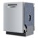Left Zoom. Bosch - 300 Series 24" Front Control Smart Built-In Dishwasher, 46 dBA - Silver.