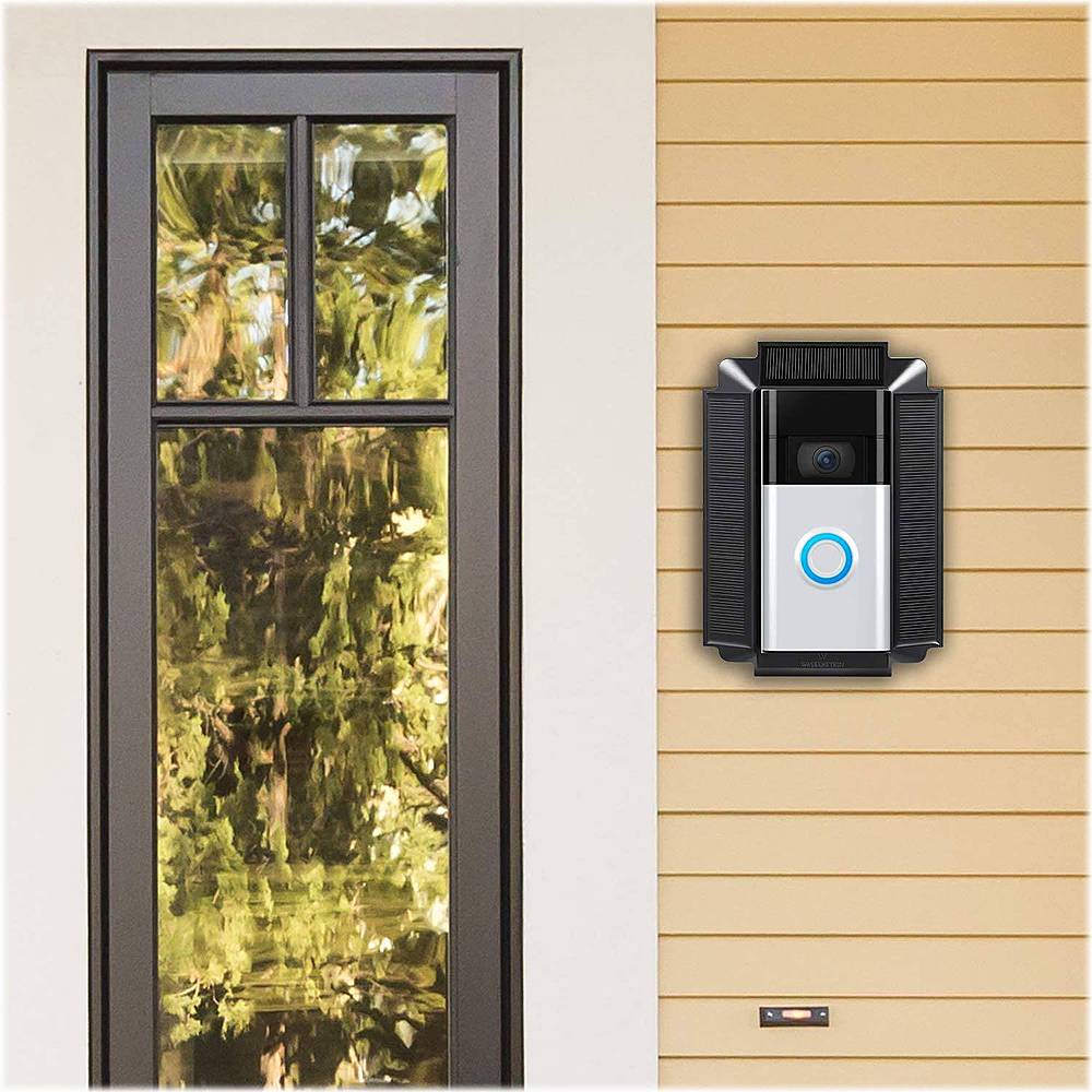 Best Buy: Wasserstein Mountable Solar Kit for Ring Video Doorbell 1