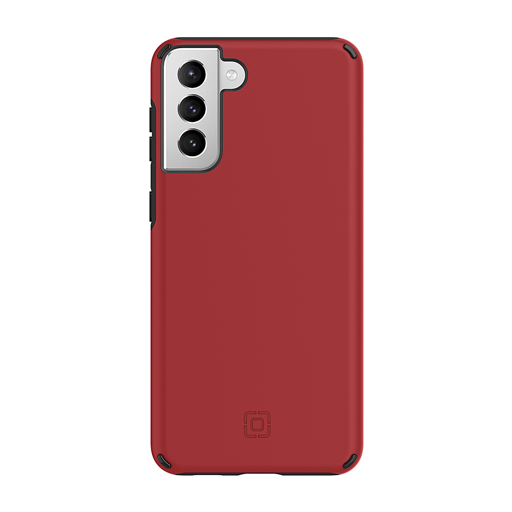 Incipio - Duo Case for Samsung Galaxy S21+ 5G - Salsa Red/Black