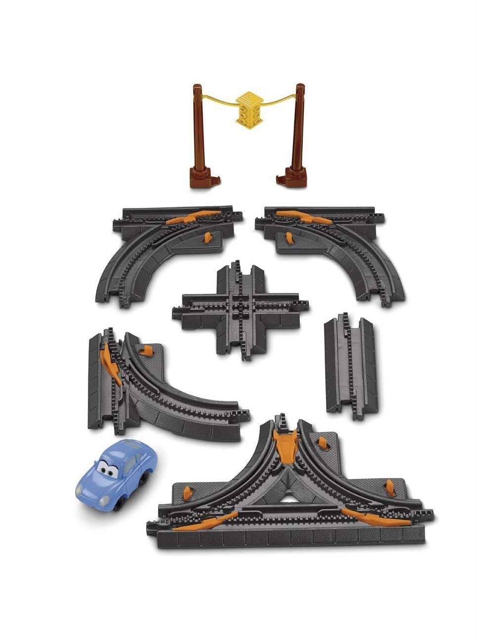 Alt View 2. Fisher Price - Geotrax Cars Track Pack with SALLY - Includes two 6 inch straights, one 3 inch straight, two 6 inch curves & more - Multi.