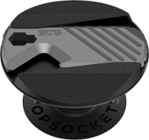 PopSockets - PopGrip SOG Multi-Tool Cell Phone Grip and Stand - Black - Front_Zoom