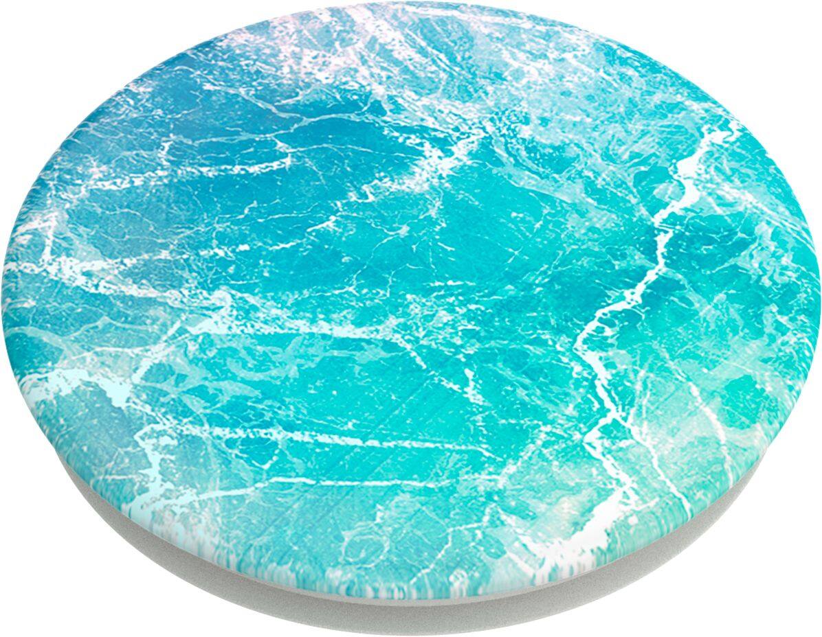 Left. PopSockets - PopGrip Cell Phone Grip and Stand - Ocean View.