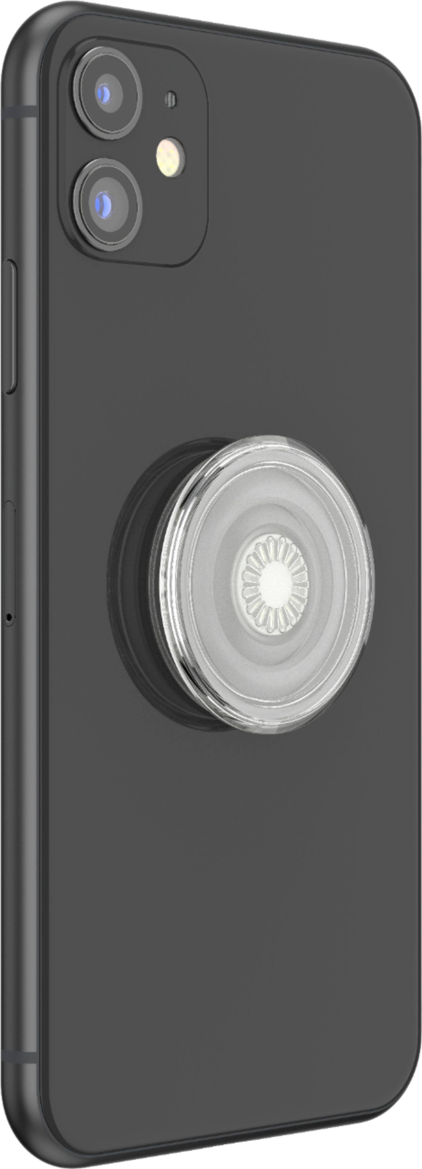 Alt View 12. PopSockets - PopGrip Cell Phone Grip & Stand - Clear.