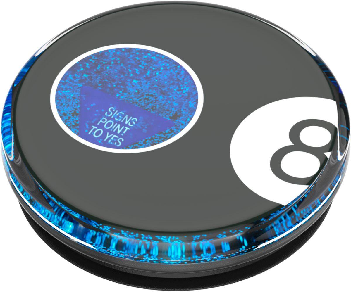 Left. PopSockets - PopGrip Tidepool Cell Phone Grip and Stand - Tidepool Magic 8 Ball.