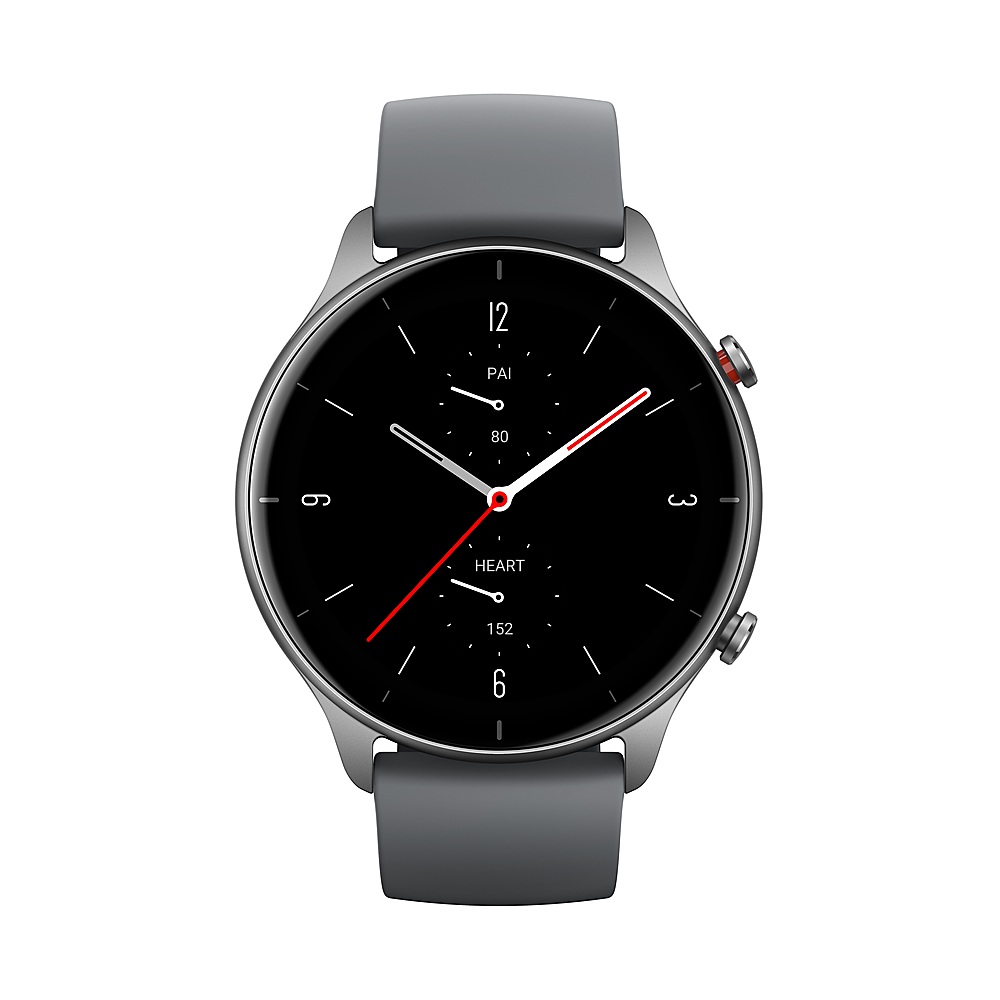 Amazfit - GTR 2e Smartwatch 35mm Aluminum Alloy - Slate Grey