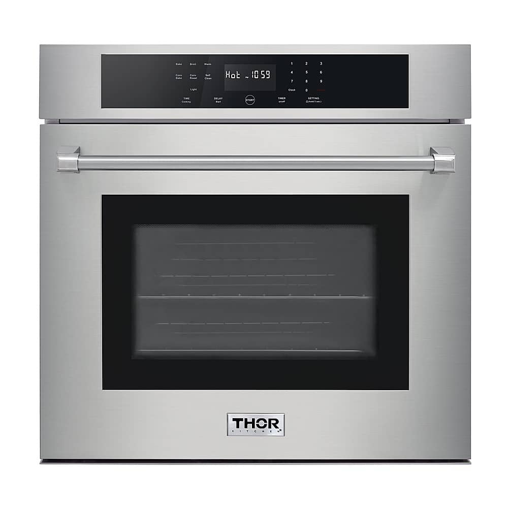 Thor Kitchen - 30" Built-In Single Electric Wall Oven - Stainless Steel - Front_Zoom