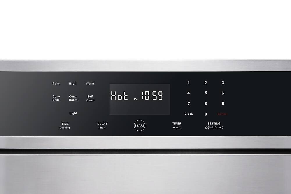 Alt View 12. Thor Kitchen - 30" Built-In Single Electric Wall Oven - Stainless Steel.