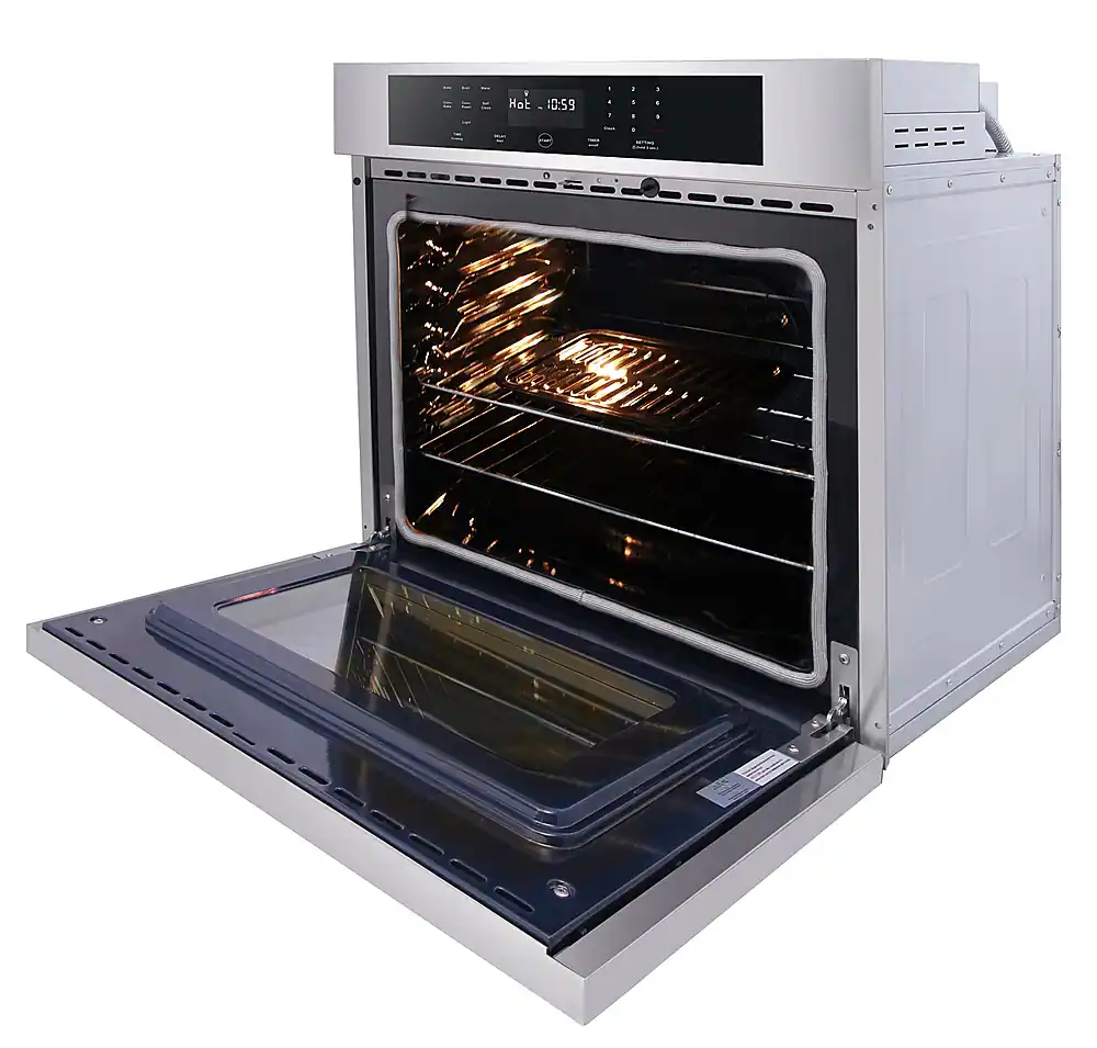 Alt View 13. Thor Kitchen - 30" Built-In Single Electric Wall Oven - Stainless Steel.
