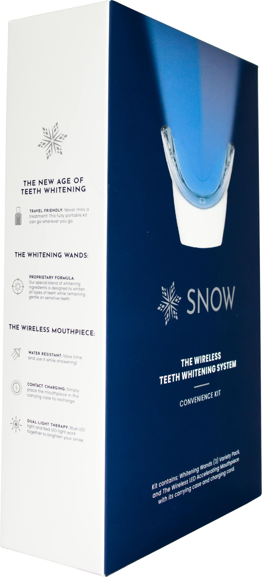 Angle View: Snow - Wireless Teeth Whitening Kit - White