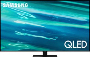 Samsung - 75" Class  Q80A Series QLED 4K UHD Smart Tizen TV - Front_Zoom
