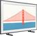 Alt View 11. Samsung - 75" Class The Frame Series LED 4K UHD Smart Tizen TV - Black.