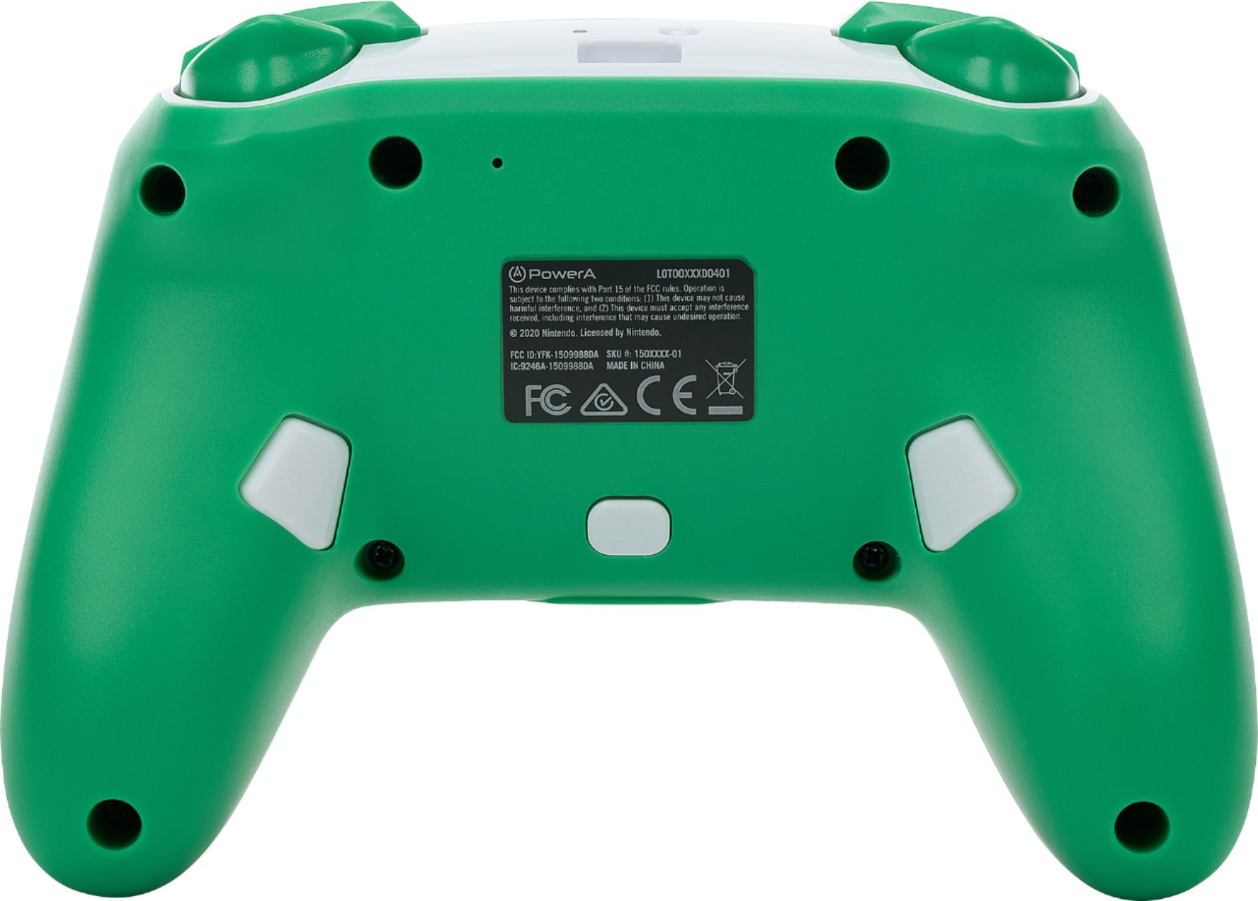 Back View: PowerA - Enhanced Wireless Controller for Nintendo Switch - Nook, Inc.