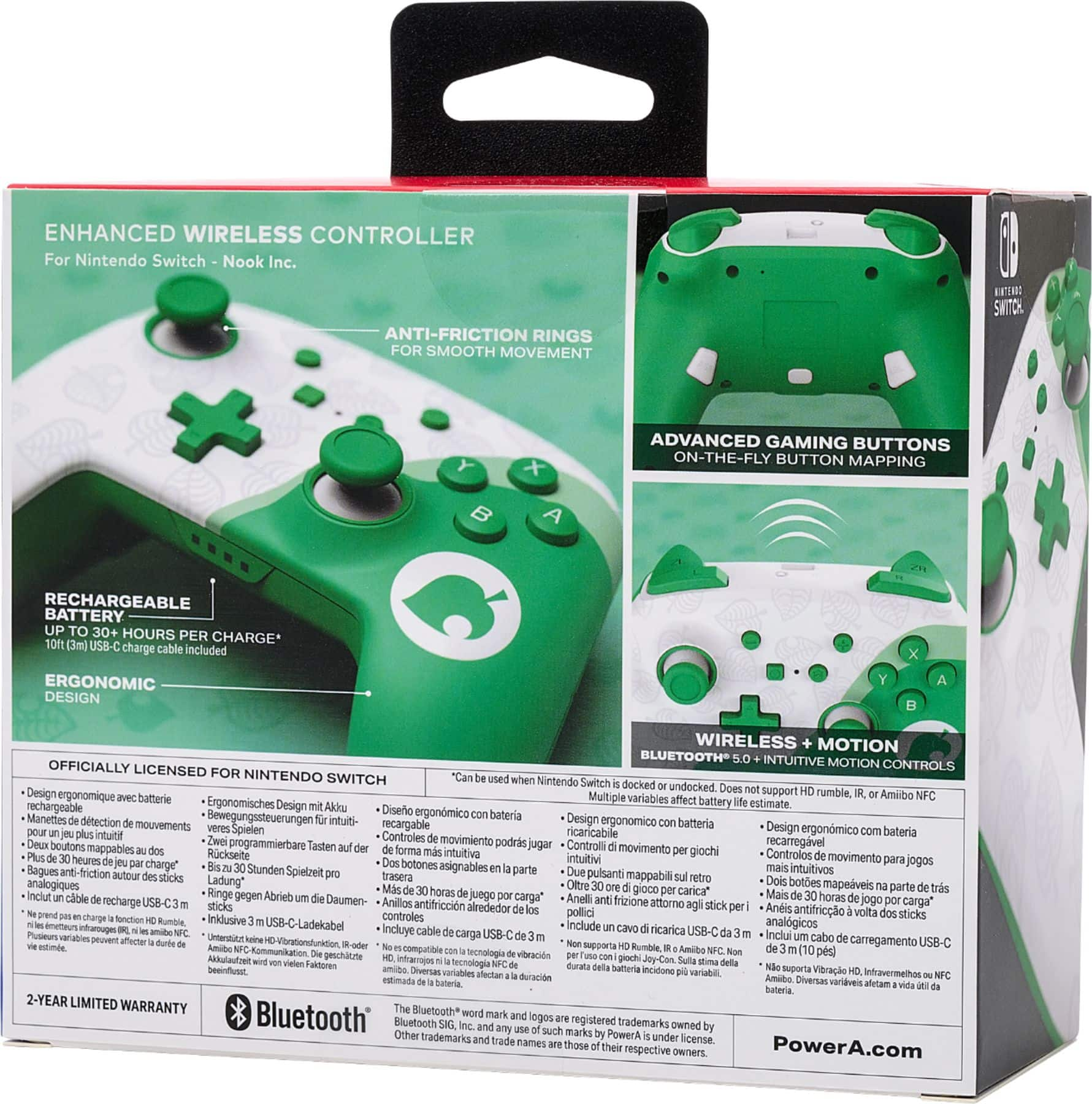 PowerA Enhanced Wireless Controller for Nintendo Switch White 1518390-01 -  Best Buy