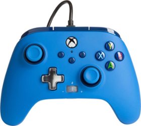 PowerA - Enhanced Wired Controller for Xbox Series X|S - Blue - Front_Zoom