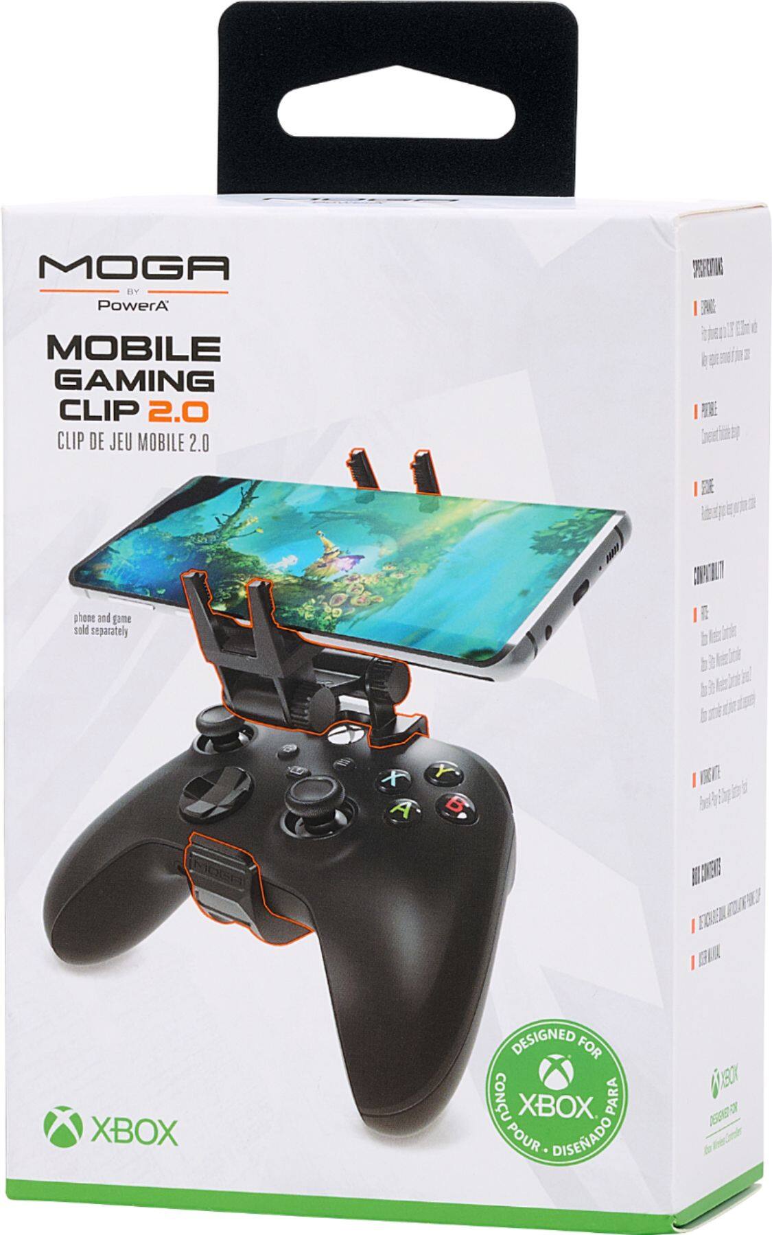 Alt View 21. PowerA - MOGA Mobile Gaming Clip - 2.0 for Xbox Controllers.