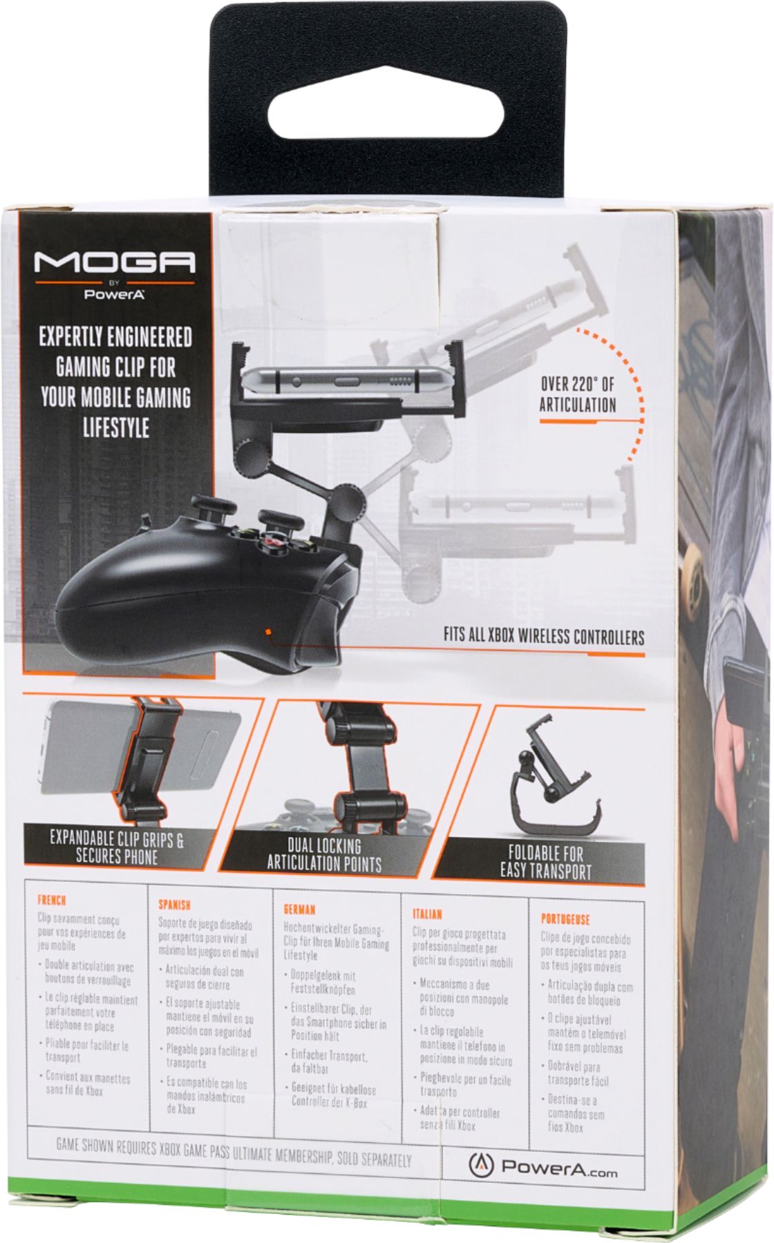 James Dyson Factor malo Decir la verdad PowerA MOGA Mobile Gaming Clip 2.0 for Xbox Controllers 1519066-01 - Best  Buy
