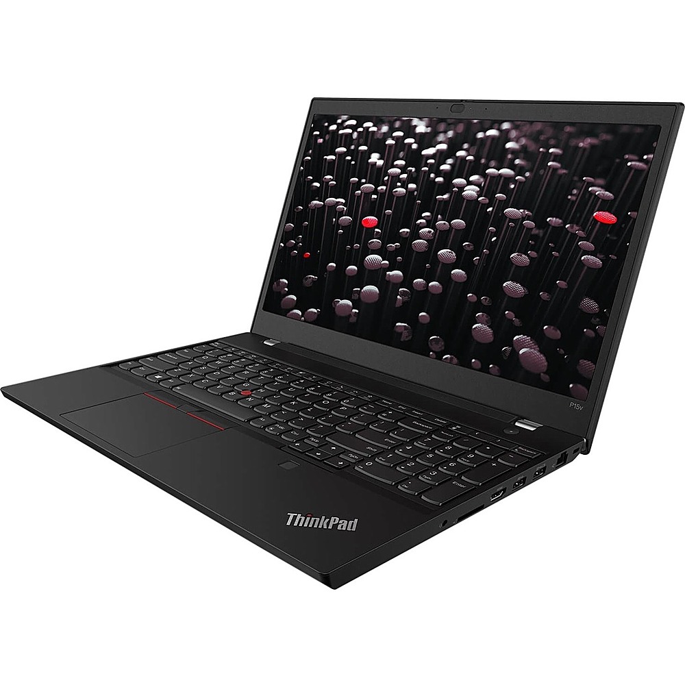 Lenovo - 15.6" ThinkPad P15v Gen 1 Laptop, 16GB Memory, Intel Core i5-10300H, 512GB SSD - Black