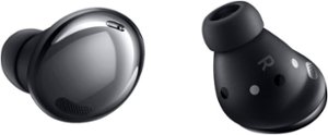 Samsung - Geek Squad Certified Refurbished Galaxy Buds Pro True Wireless Noise Canceling Earbud Headphones - Phantom Black - Front_Zoom