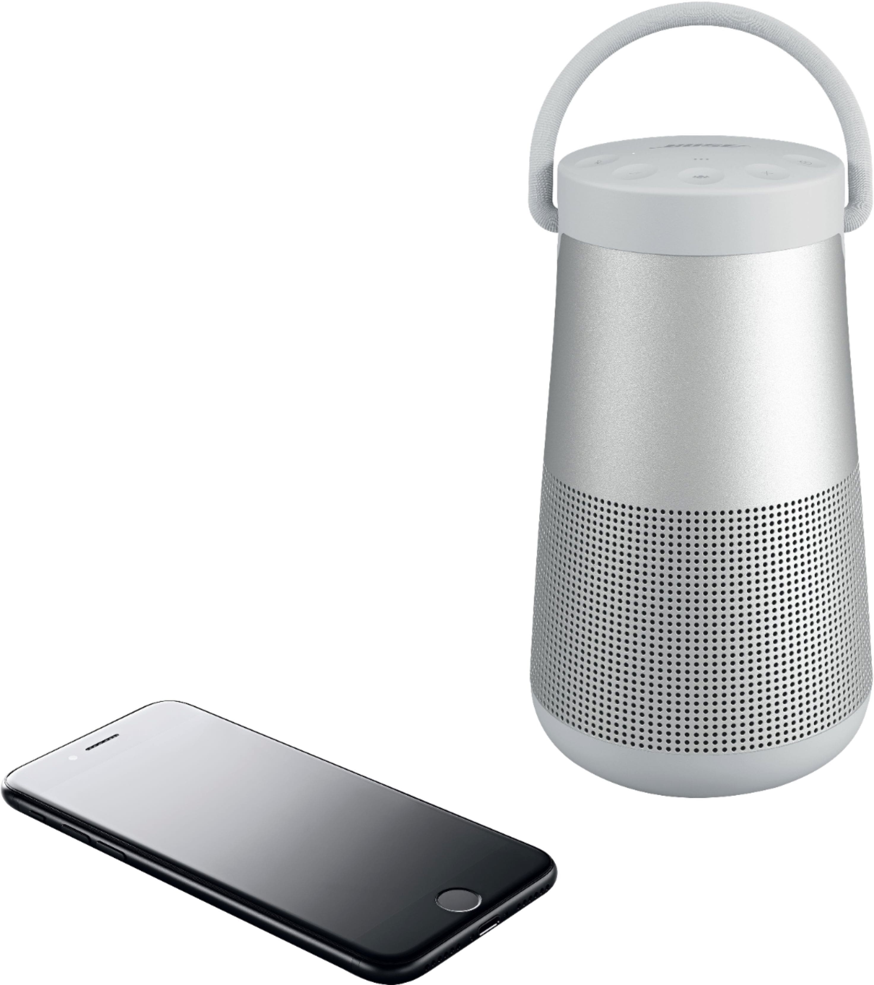 Alt View 15. Bose - SoundLink Revolve+ II Portable Bluetooth Speaker - Luxe Silver.