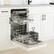 Alt View 27. Bosch - 300 Series 18" Front Control Smart Built-In Dishwasher with 3rd Rack and 46 dBA - White.