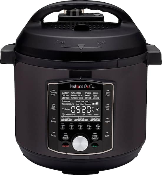 Instant Pot 6qt Pro Electric Pressure Cooker Black 112 0123 01