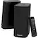 Front. Creative - T100 - 2.0 - Bluetooth 5.0 - Computer Speaker System - 2 Pieces - Black.