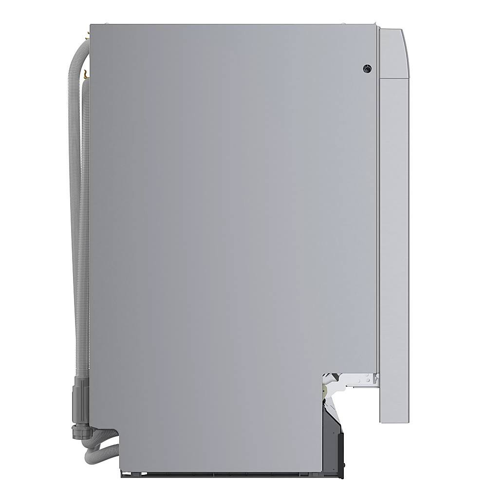 Alt View 2. Bosch - 300 Series 18" Front Control Smart Built-In Dishwasher with 3rd Rack and 46 dBA - Silver.