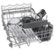 Alt View Zoom 23. Bosch - 800 Series 18" Top Control Smart Built-In Dishwasher with 3rd Rack and 44 dBA - Silver.
