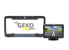 Front. myGEKOgear - Solarst Wireless Solar Powered Backup Camera - Black.