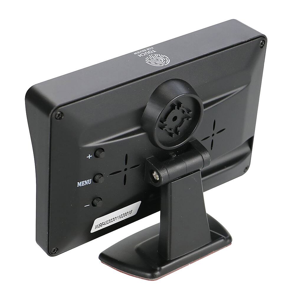 Alt View 13. myGEKOgear - Solarst Wireless Solar Powered Backup Camera - Black.