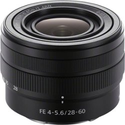 Sony - Alpha FE 28-60mm F4-5.6 Full-frame Compact Zoom Lens - Black - Front_Zoom