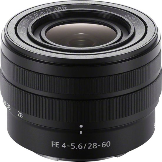 Sony Alpha FE 28-60mm F4-5.6 Full-frame Compact Zoom Lens Black