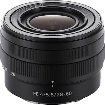 Sony Alpha FE 28 60mm F4 5.6 Full frame Compact Zoom Lens Black Sony Alpha FE 28 60mm F4 5.6 Full frame Compact Zoom Lens Black