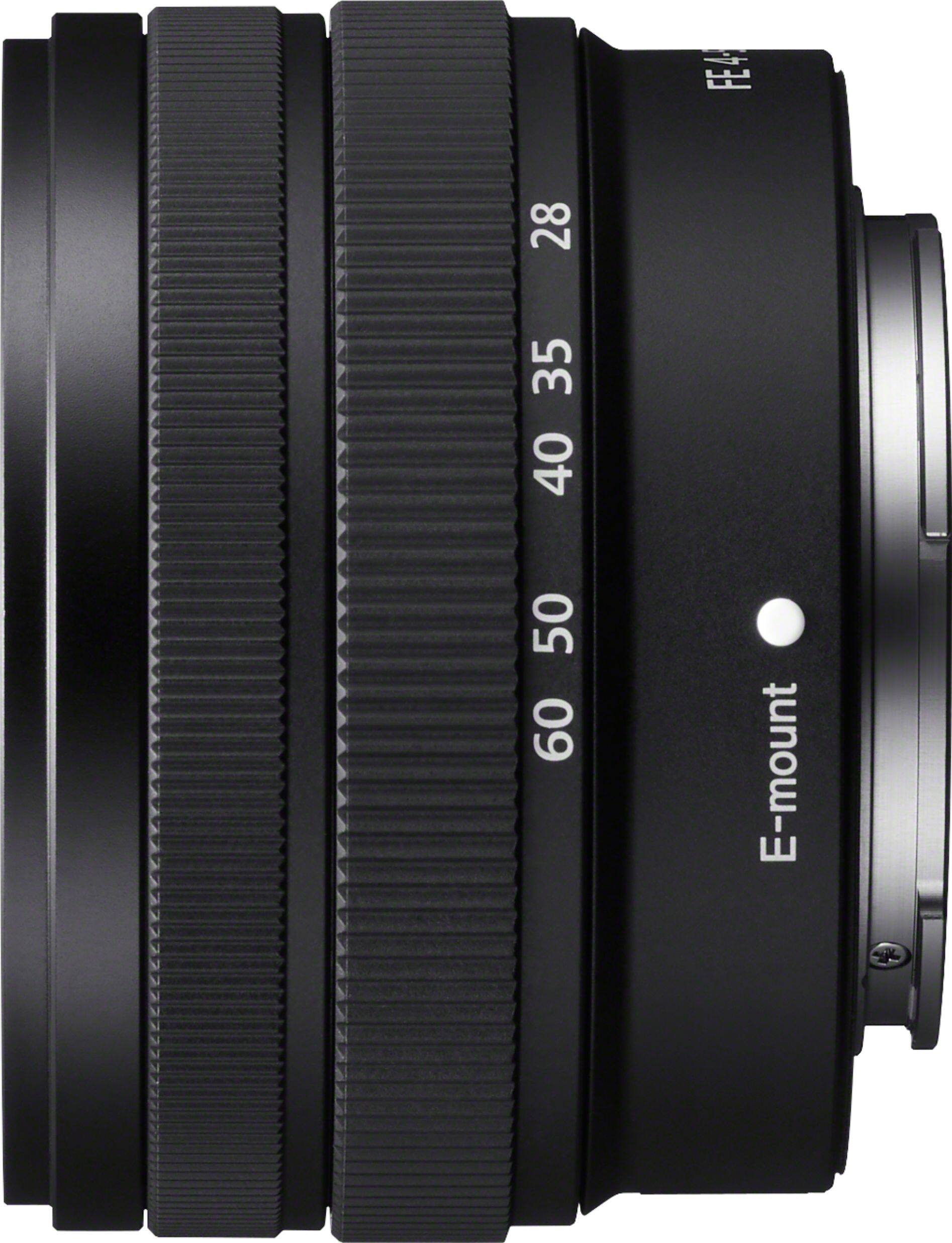 Alt View 11. Sony - Alpha FE 28-60mm F4-5.6 Full-frame Compact Zoom Lens - Black.