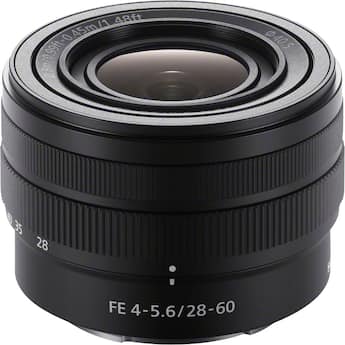 Sony Alpha FE 28 60mm F4 5.6 Full frame Compact Zoom Lens Black Sony Alpha FE 28 60mm F4 5.6 Full frame Compact Zoom Lens Black