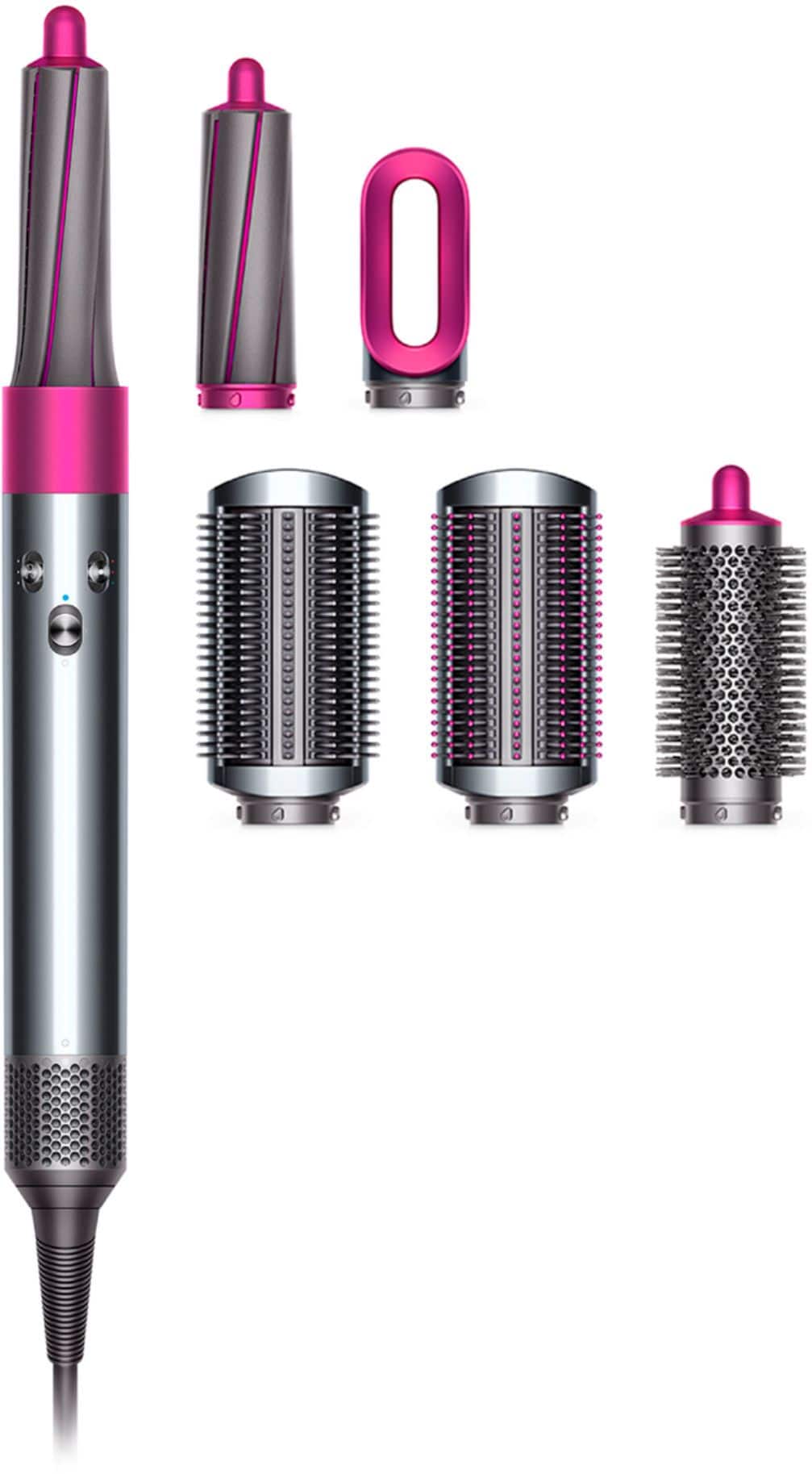 Alt View 13. Dyson - Airwrap styler gift edition - Nickel/Fuchsia.