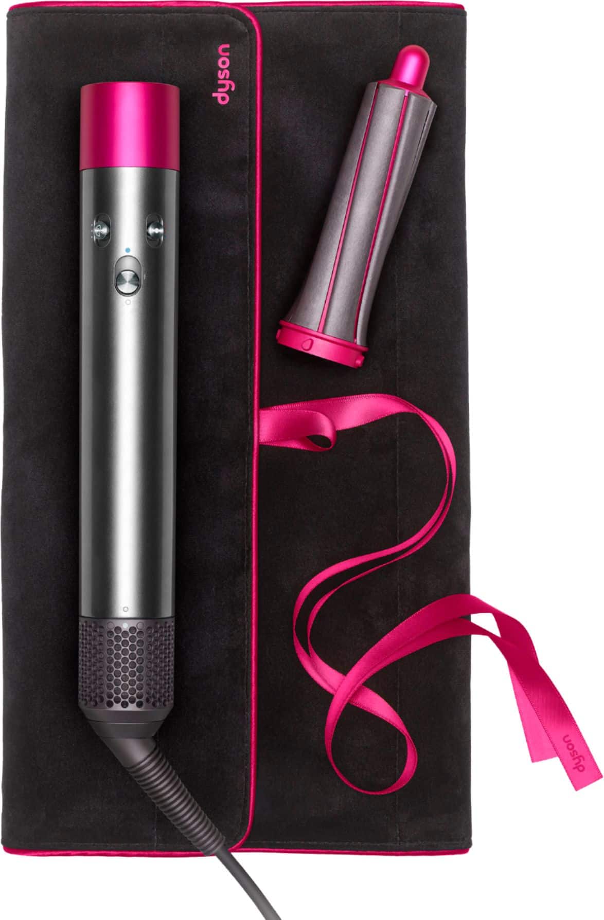 Alt View 14. Dyson - Airwrap styler gift edition - Nickel/Fuchsia.