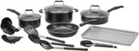 Angle Zoom. Cuisinart - Complete Chef 22-Piece Cookware Set - Silver.