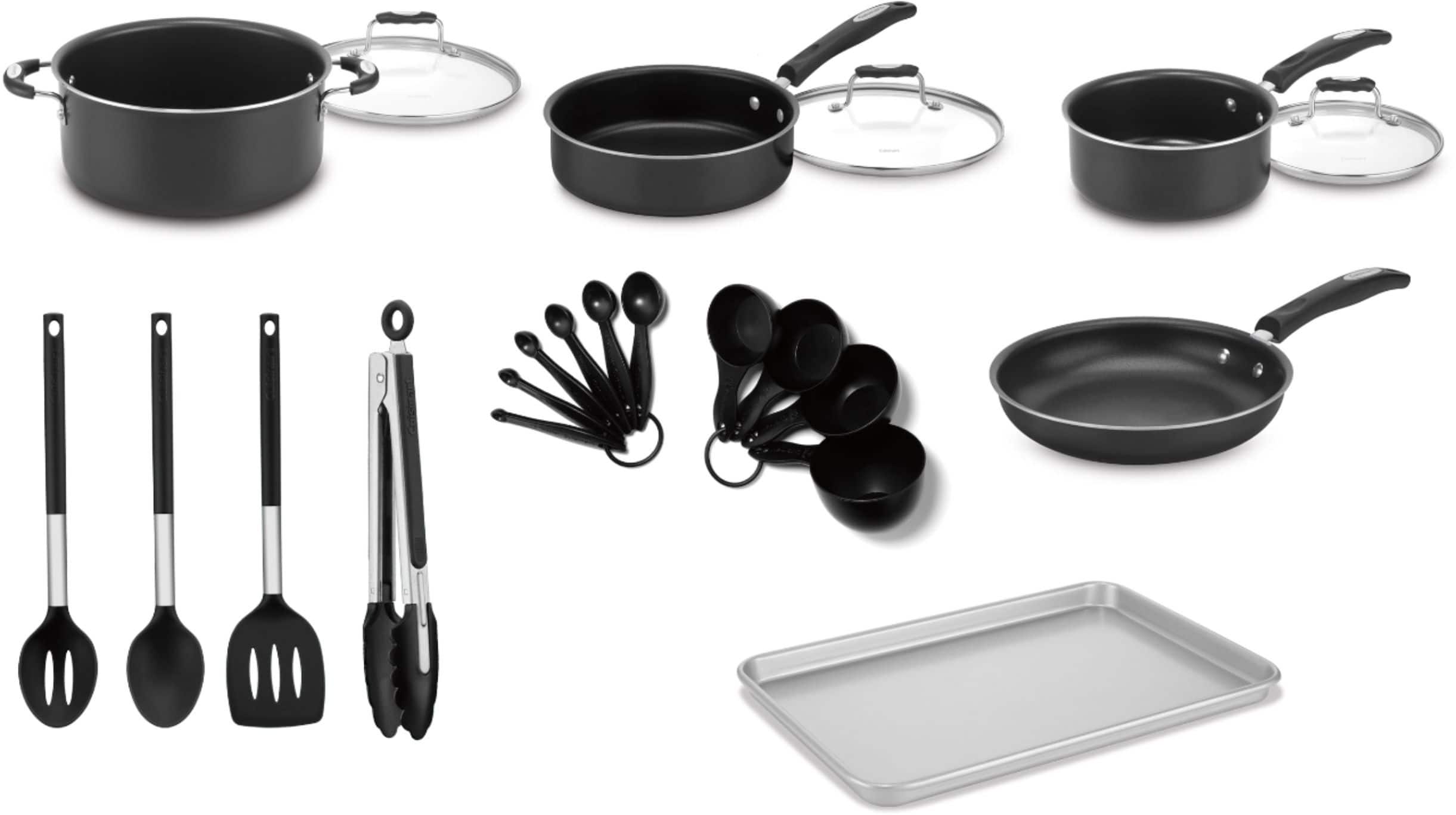 Alt View 11. Cuisinart - Complete Chef 22-Piece Cookware Set - Silver.